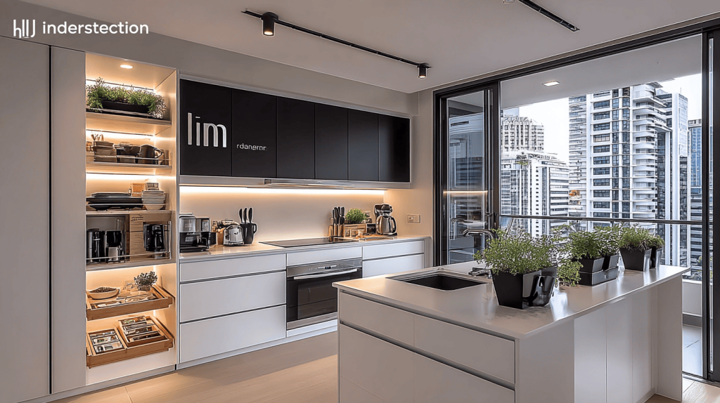 Built-in oven unit that factors into the total how much cost for modular kitchen calculation