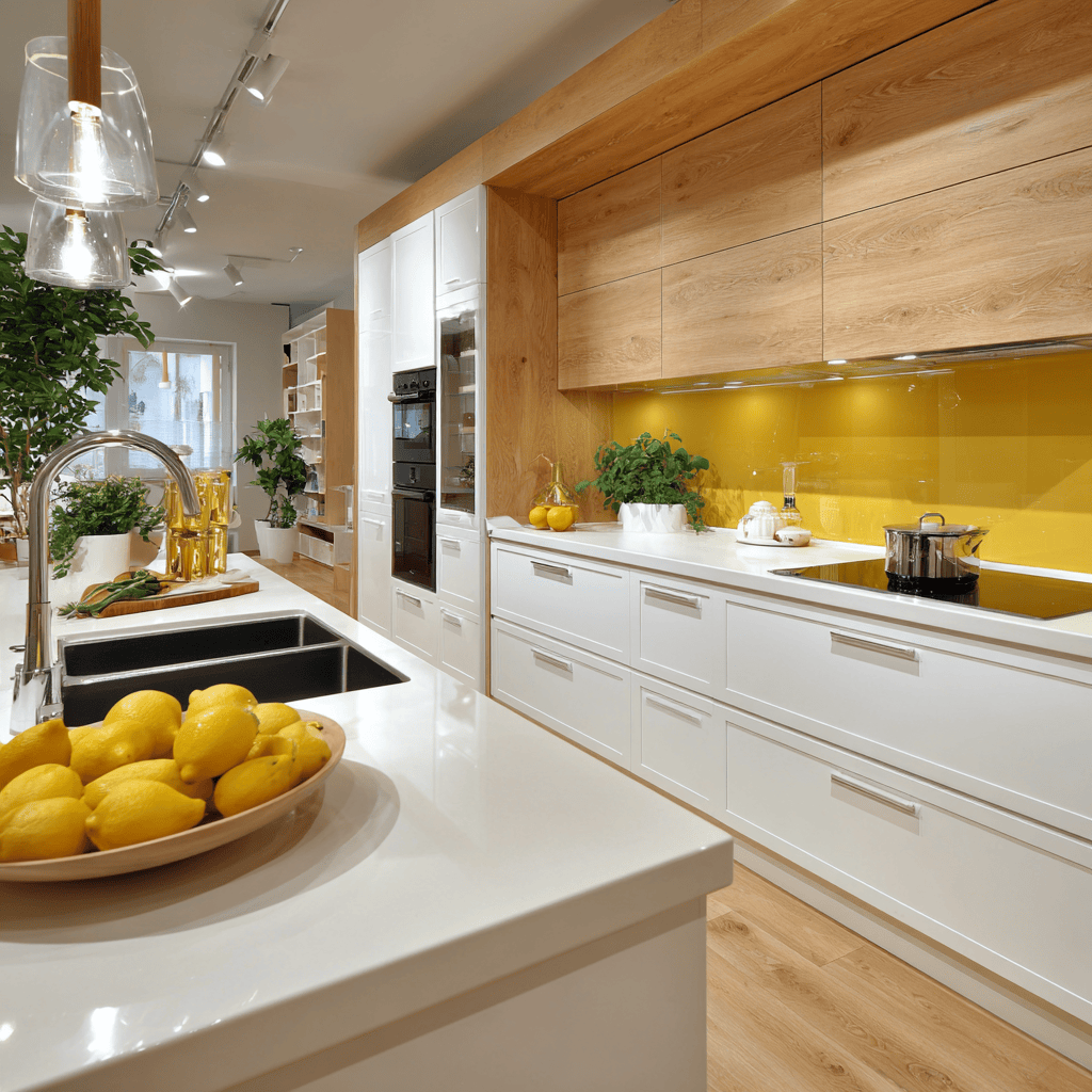 Latest kitchen designs incorporating a breakfast counter for casual dining and social interaction