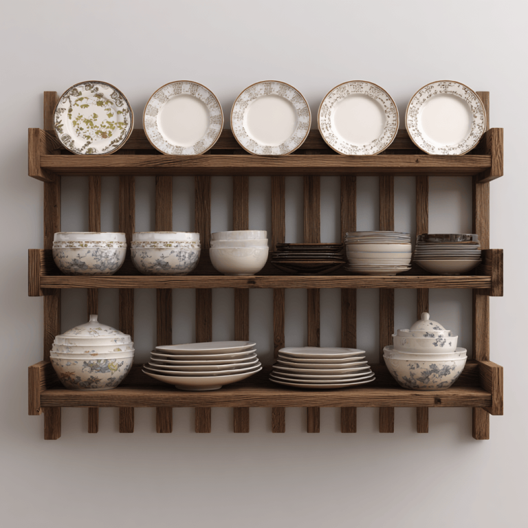 Wooden Kitchen Racks for Stylish and Practical Storage Ideas