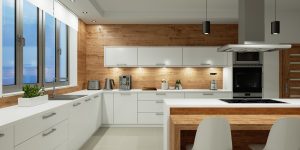 Kitchen electrical points plan showcasing modern modular kitchen layout for safe and efficient power distribution