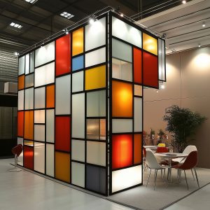 Vibrant decorative glass wall panels for modern interior panel design