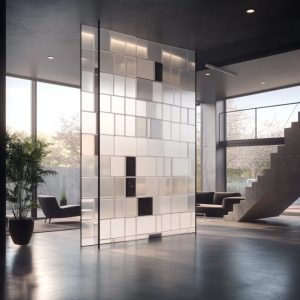 Modern decorative glass wall panels for home interior panel design