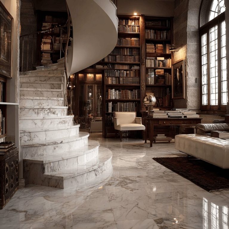Marble Stair Designs for Luxurious and Modern Home Interiors