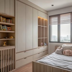 wardrobe door design ideas with sliding doors for kids room 