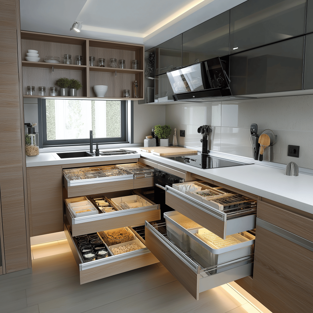 Modular kitchen basket types and cost modular kitchen cost in India