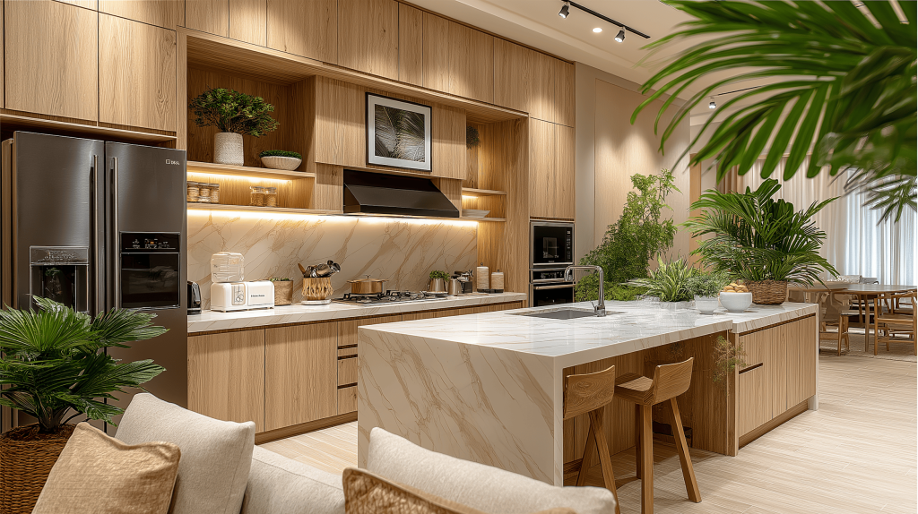 Modular kitchen design cost in India low cost per sq ft
