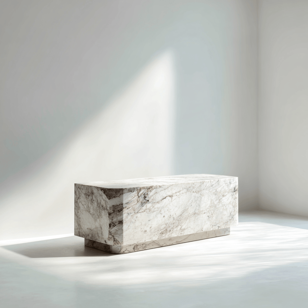 Minimal corian mandir design showcasing modern elegance for peaceful home worship