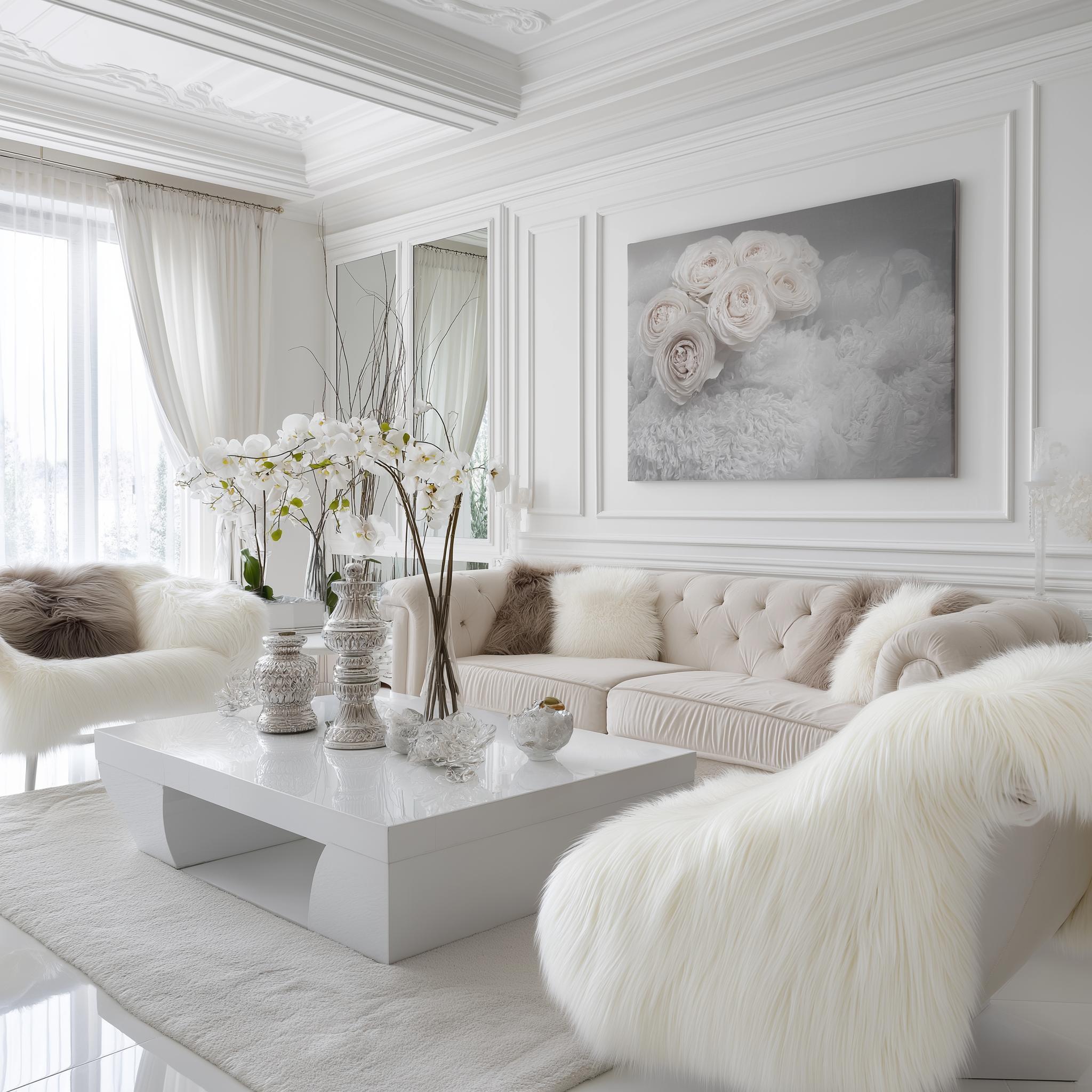 Monochromatic Interior Designs for Calm and Elegant Spaces