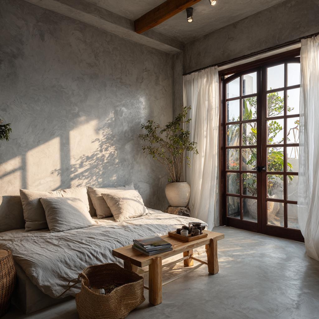 A tactile floor vitrified tiles texture combining deep wood grain and smooth stone finish