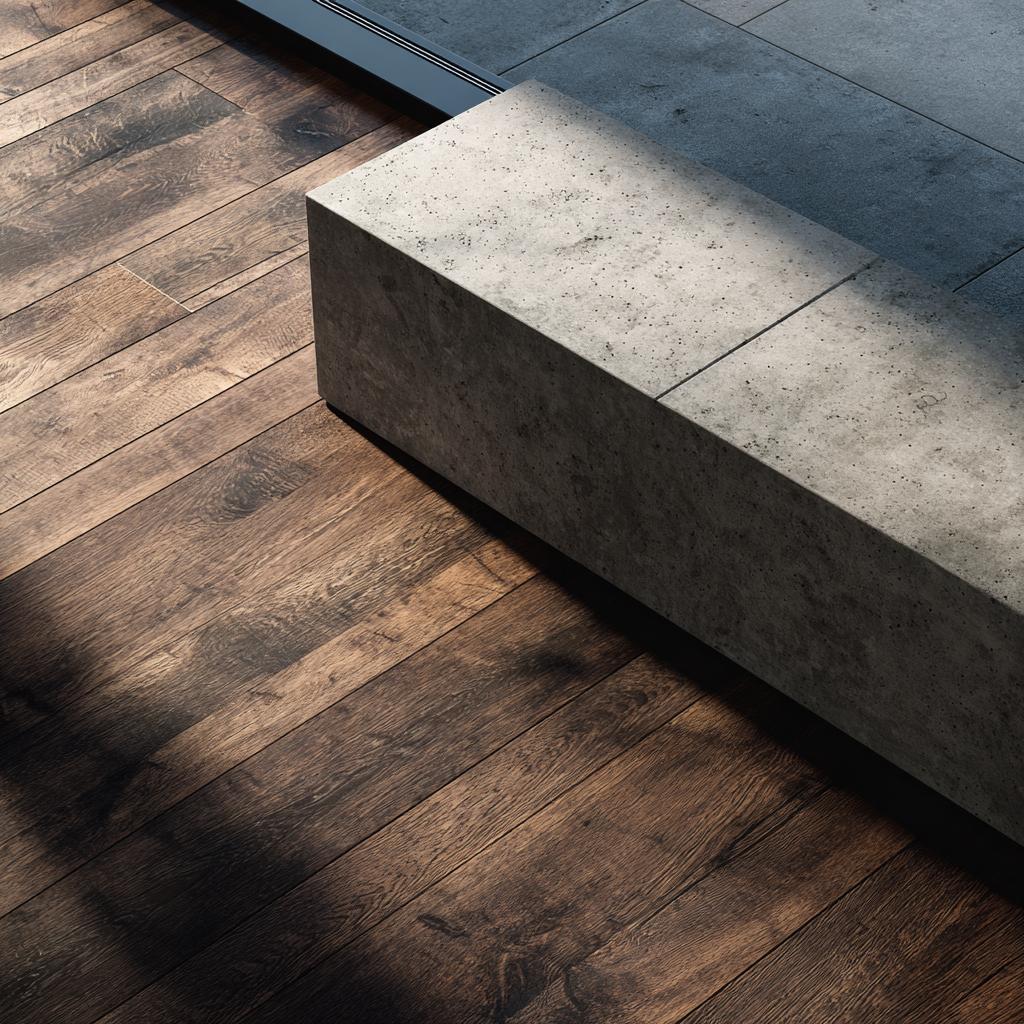 Matte floor vitrified tiles texture in a luxury kitchen area providing slip-resistant grip