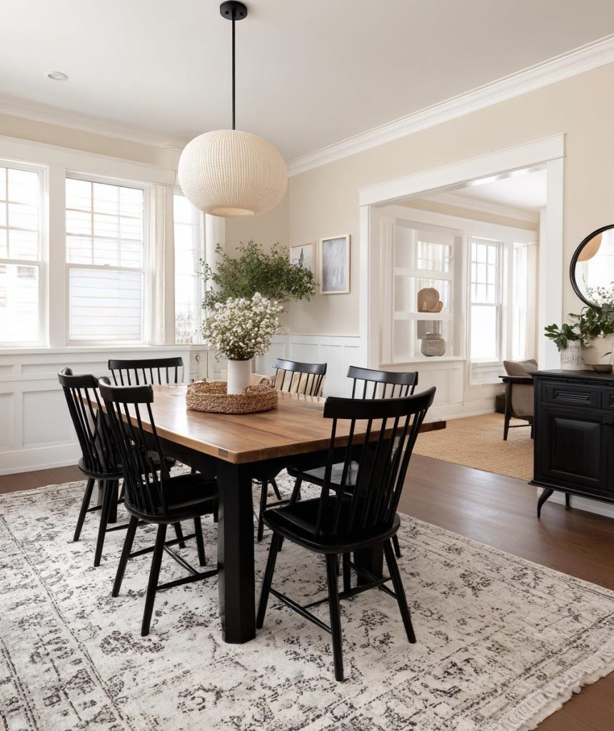 Pendant ceiling lights dining room elevate bright modern farmhouse dining spaces