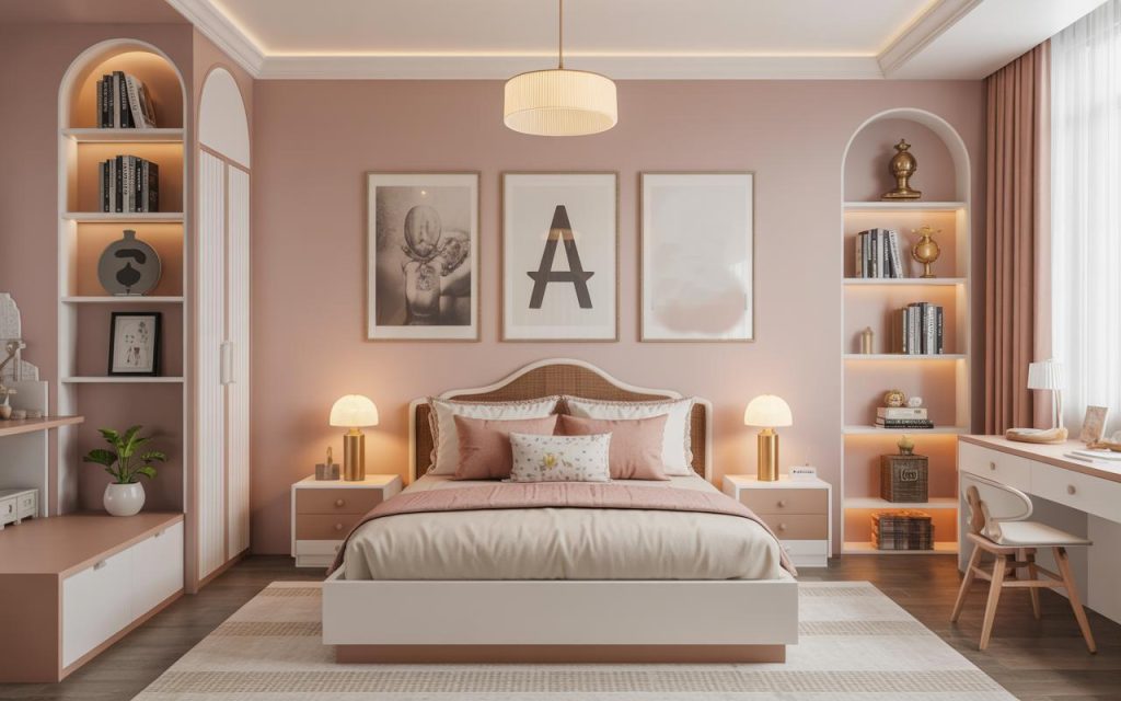 Elegant Vastu tips for kids room with soft colours bed placement and balanced decor