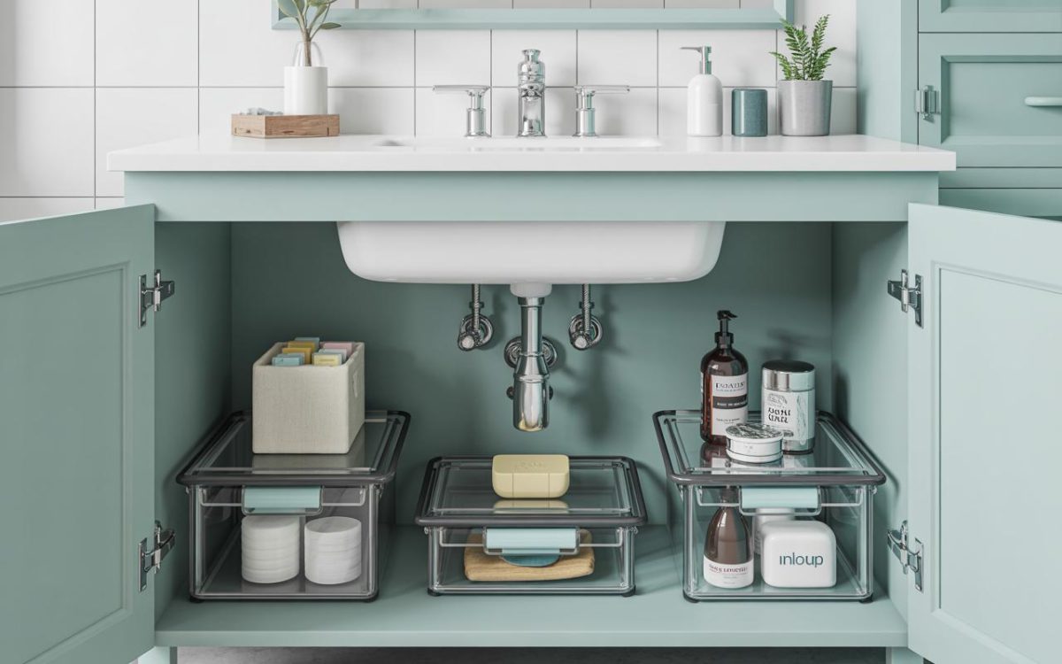 7 Under Sink Storage Ideas for Kitchen and Bathroom Space
