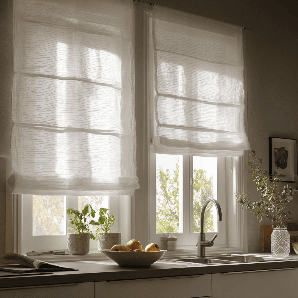 14 Kitchen Curtain Design Ideas To Lighten & Brighten The Space