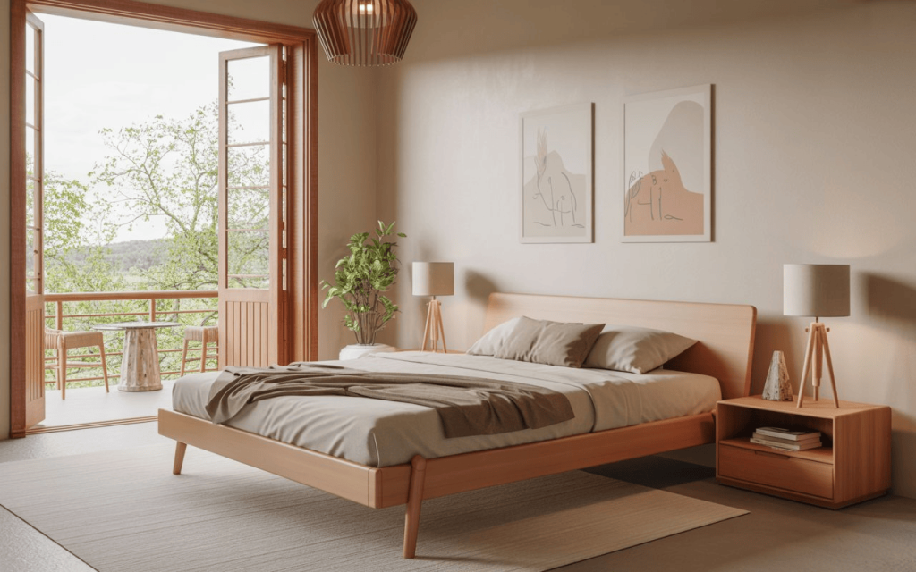 A premium wooden bed frame that offers great value for a competitive hydraulic bed price.