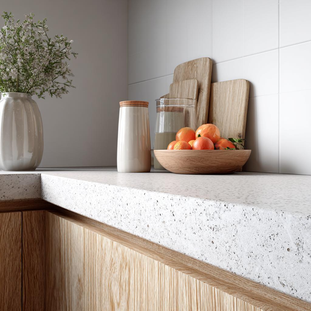 white kitchen platform material quartz kitchen platform top material options