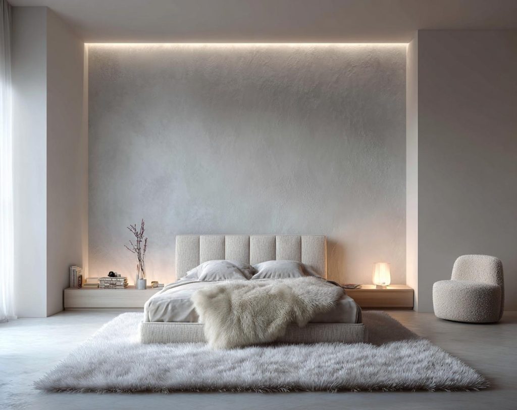 Modern minimalist bedroom interior design ideas