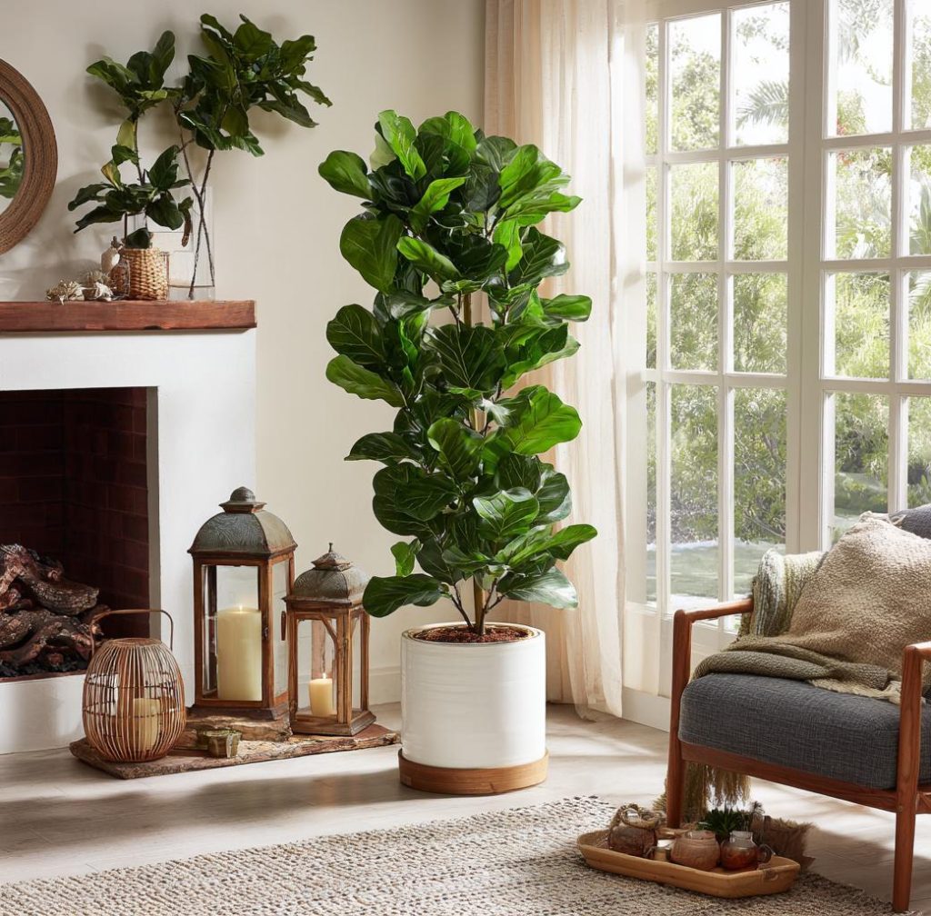 Corner fireplace living room with cozy decor ideas