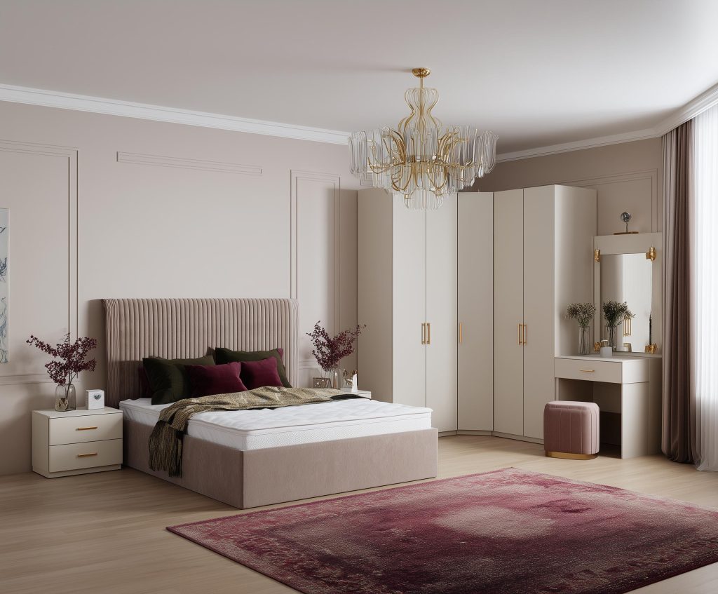 Elegant almirah position in bedroom as per vastu with wardrobe placed in corner for balanced energy