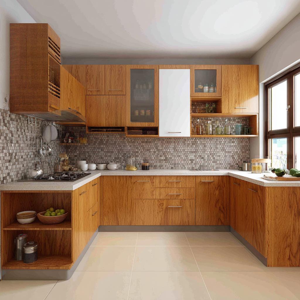 Wood modular kitchen Kolkata interior design trends
