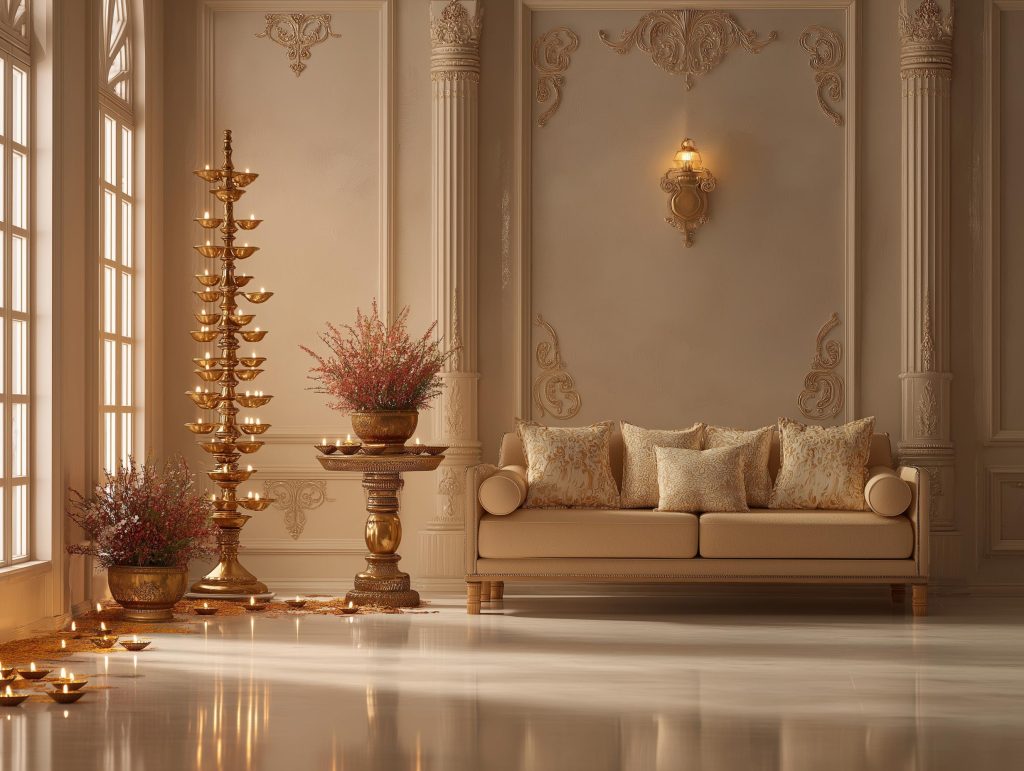 Brass decor classical traditional interior design elements