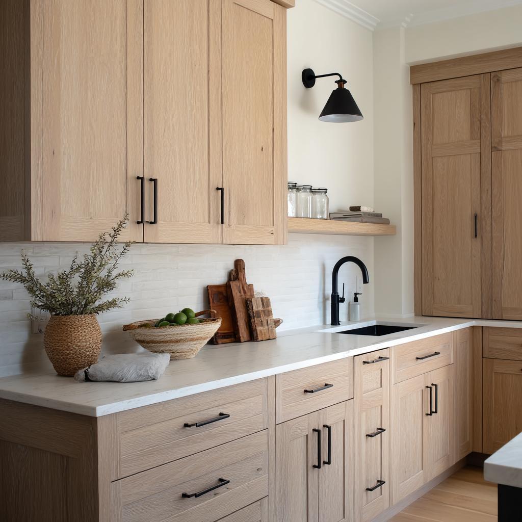 Wood finish wall base cabinets right kitchen cabinet type