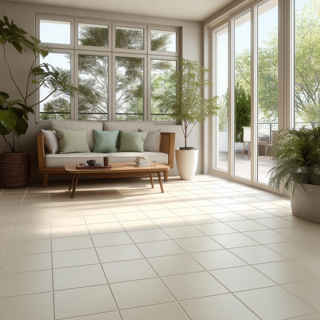 Tile flooring living room ready-made finished surface