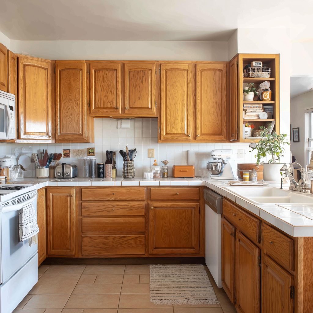  traditional wooden kitchen cabinets moisture resistant