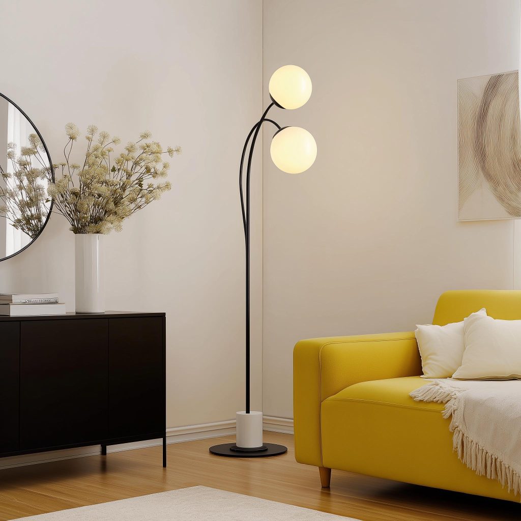  Floor lamp layered lighting rental home decorating ideas