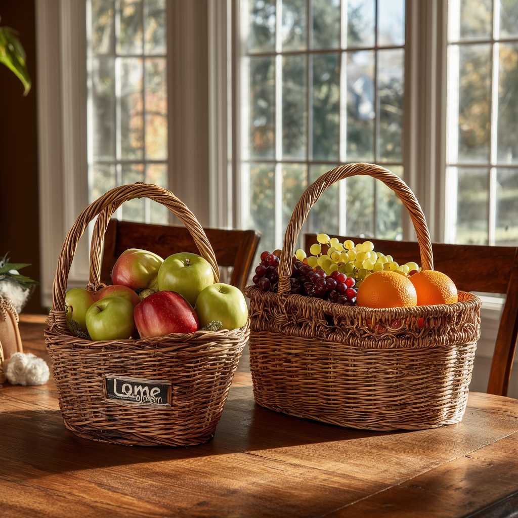 Fruit baskets dining table rental home decor personality