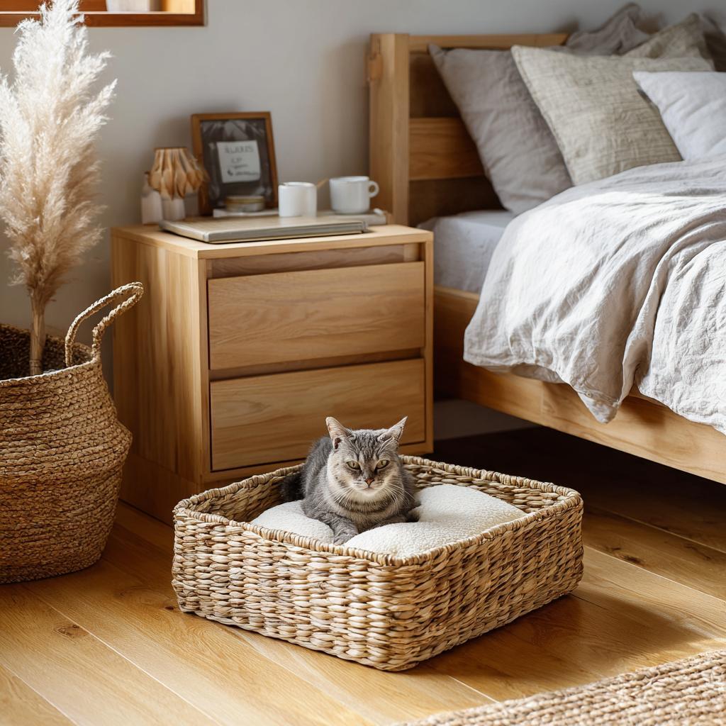 Bedside drawer basket rental home space-saving storage ideas