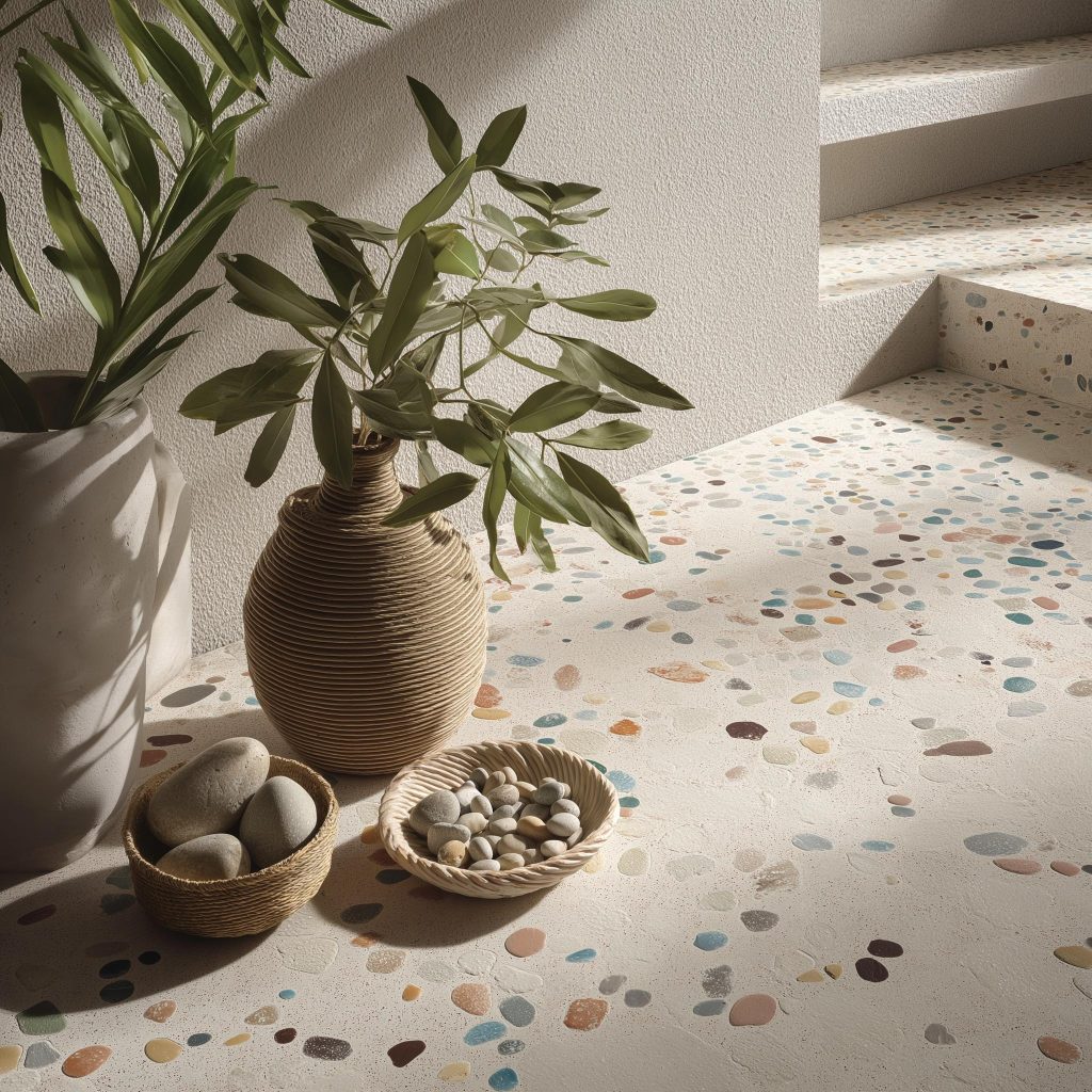  Cement mosaic flooring terrazzo pattern home decor