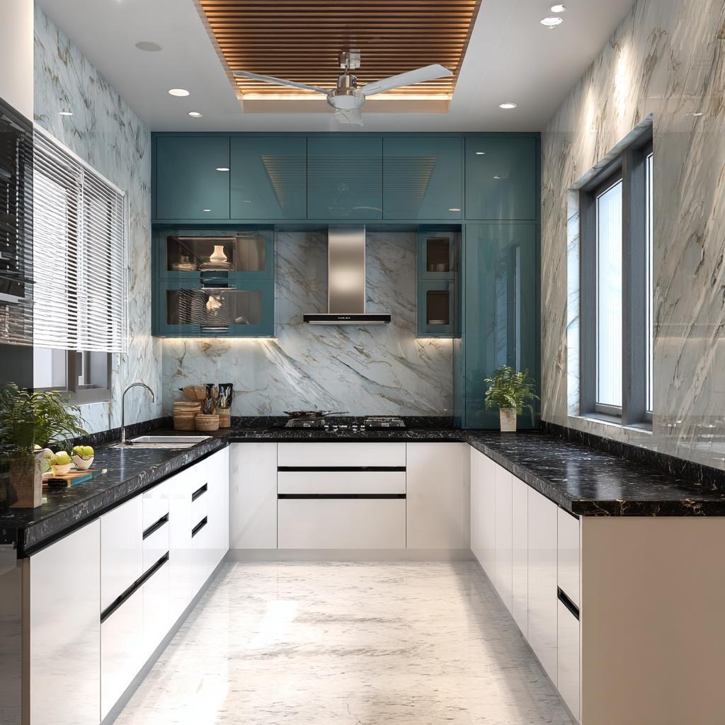 Modular kitchen interior design cost Pune 2 BHK