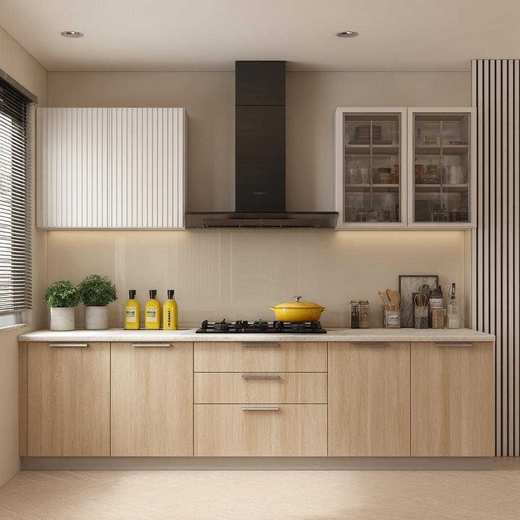 Melamine board modular kitchen everyday interiors