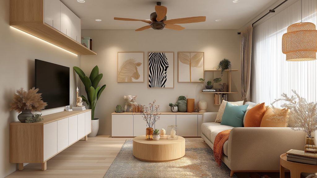  2 BHK interior design package Pune living room