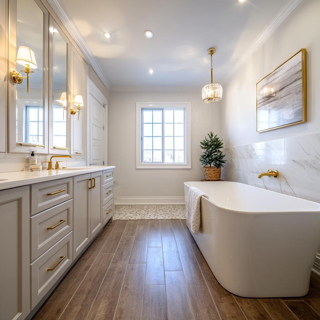  full bathroom remodel cost India luxury freestanding tub