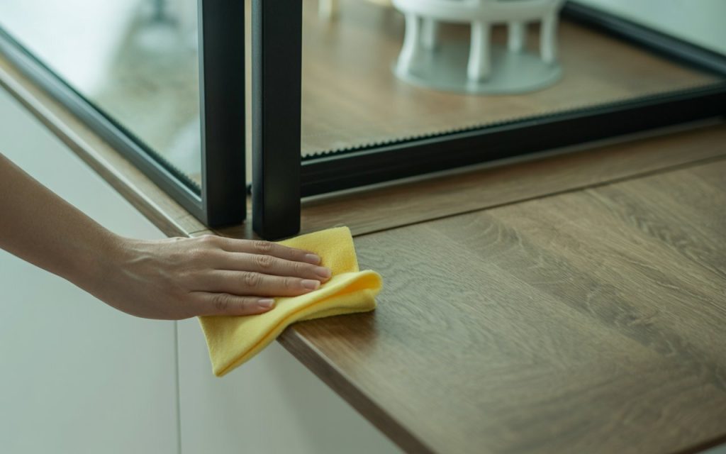 TV unit material maintenance wood cleaning tips