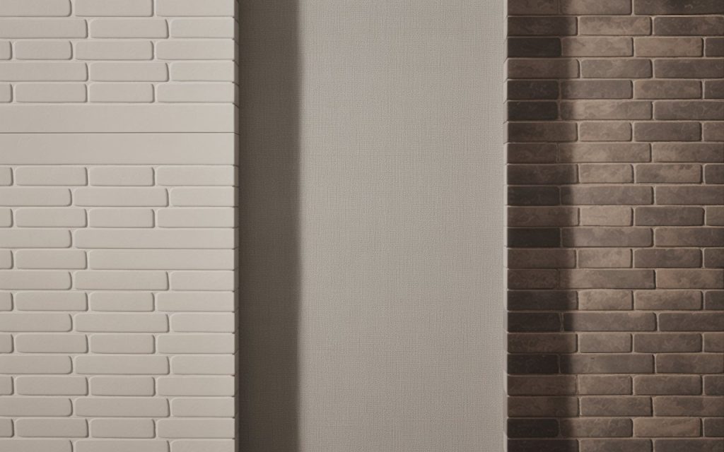 modern 3D wallpaper design brick texture options