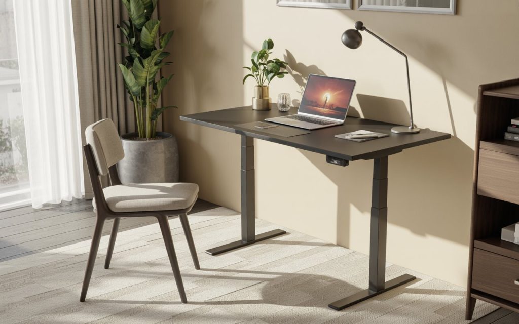 height adjustable study table sit stand home office