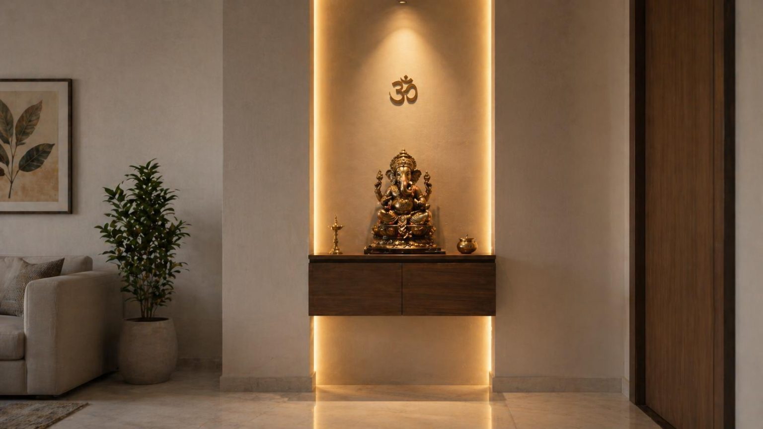 8 Elegant home altar design Ideas for Compact Spaces