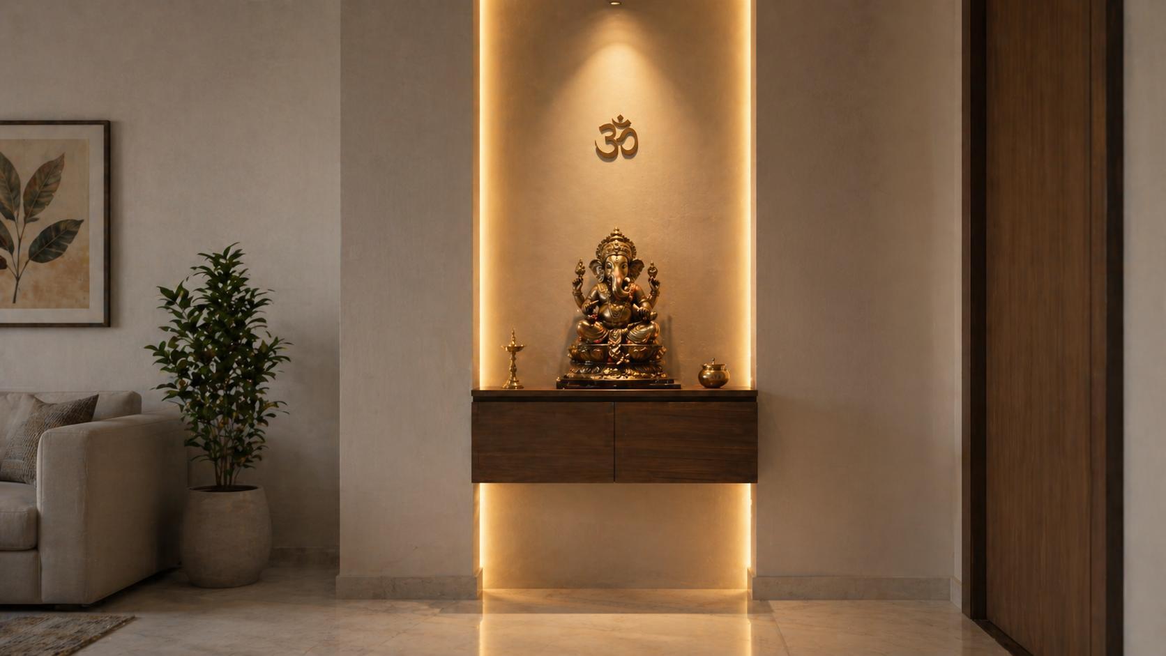 8 Elegant home altar design Ideas for Compact Spaces