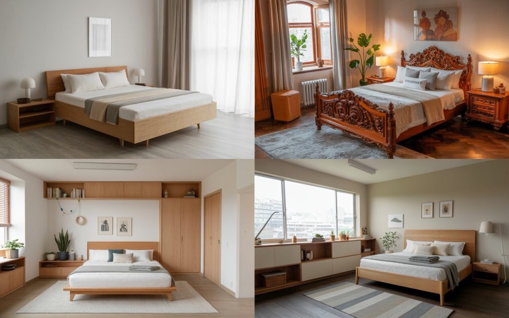  Plywood vs solid wood beds suitability four bedroom styles