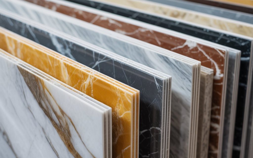 PVC marble sheet designs colour samples variety