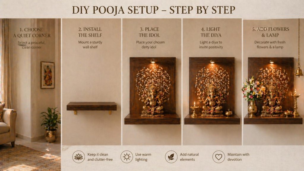 DIY home altar setup step by step guide
