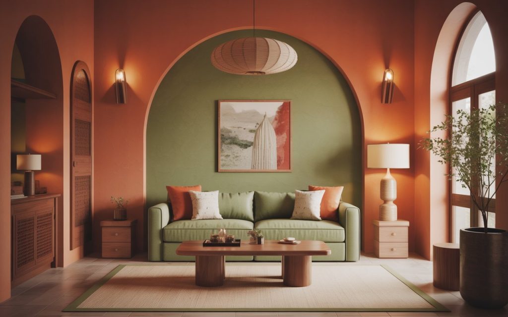 earthy colour palette interior design Chandigarh 2026