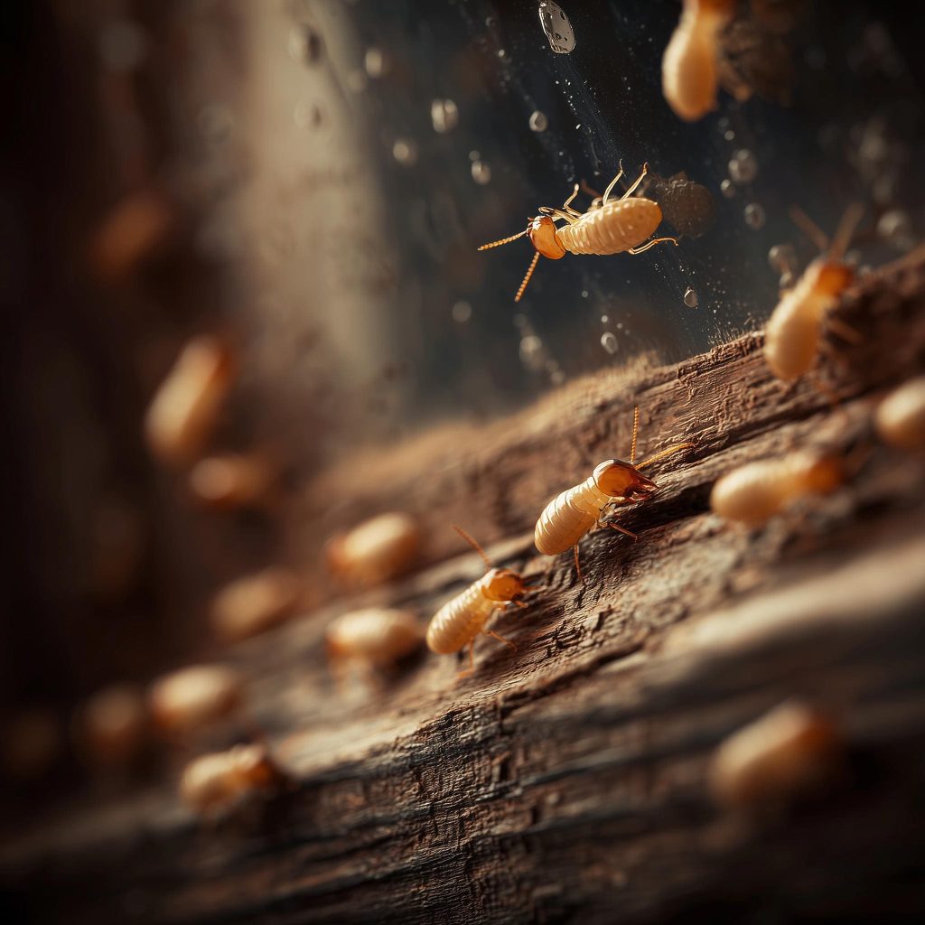  Termites damaging wood interiors India pest infestation