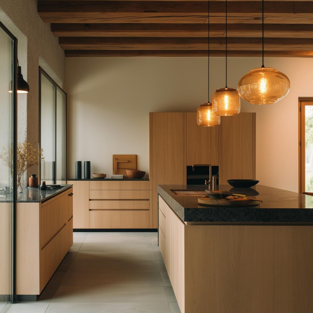 Termite proof plywood kitchen cabinets India wood finish
