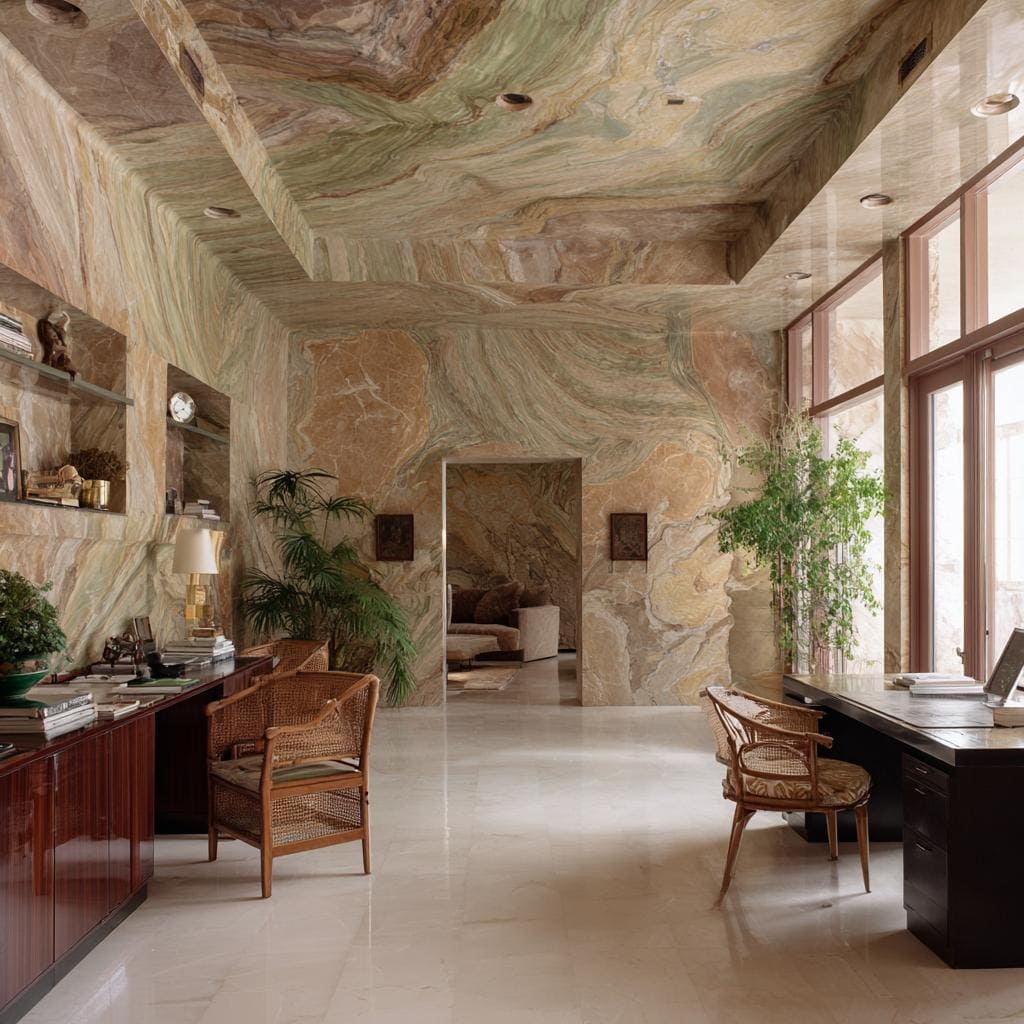  PVC marble sheet ceiling wall interior India