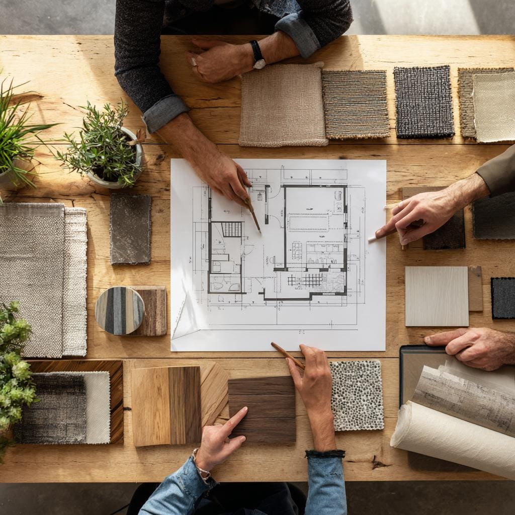 BOQ vs estimate interior design floor plan materials