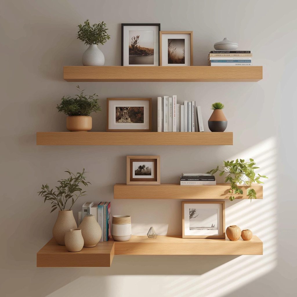  Low cost interior upgrades resale value floating shelves